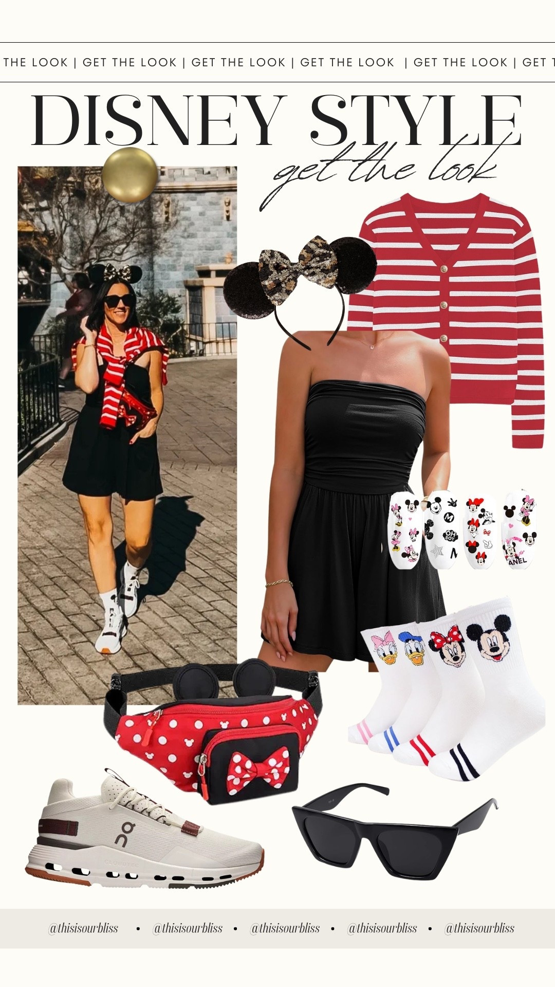 Disney mom style outfit ❤️🎢 Black romper that is super comfortable and easy to layer for cold Disney mornings and sunny afternoons at the theme park! If you have a Disney trip planned soon - grab this romper asap! 

#LTKmomlife #LTKTravel #LTKootd