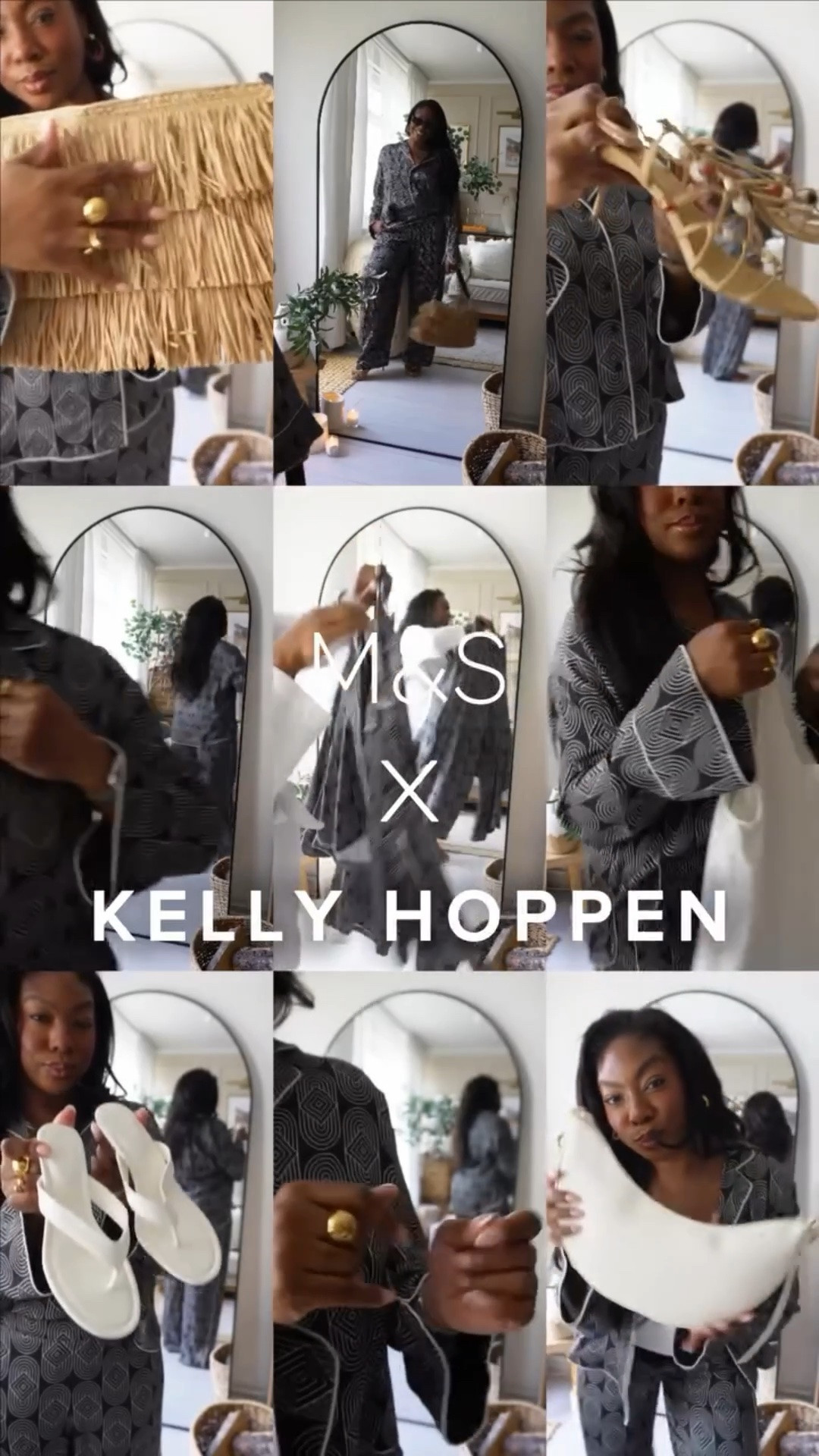 A little commotion for the set 😍ad
This Kelly Hoppen satin pyjama set from @marksandspencer reminds me that I’m not using my free will enough when it comes to my wardrobe!
This gorgeous new set is comfy, feels high quality, and it’s super easy to style. I created two looks that work just as perfectly for beach-to-bar moments as they do for dinner and drinks with friends.

Everything I’m wearing is ‘new in’ from M&S. But I want to know... which look would you wear?

@marksandspencerstyle #MyMarks #SummerStyle #HolidayOutfits #KellyHoppen #OutfitIdea

#LTKstyletip #LTKsummer #LTKmidsize
