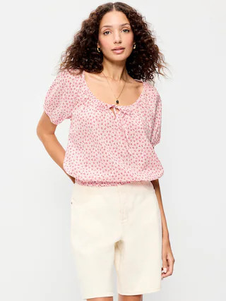 Bubble Hem Top | Old Navy (US)
