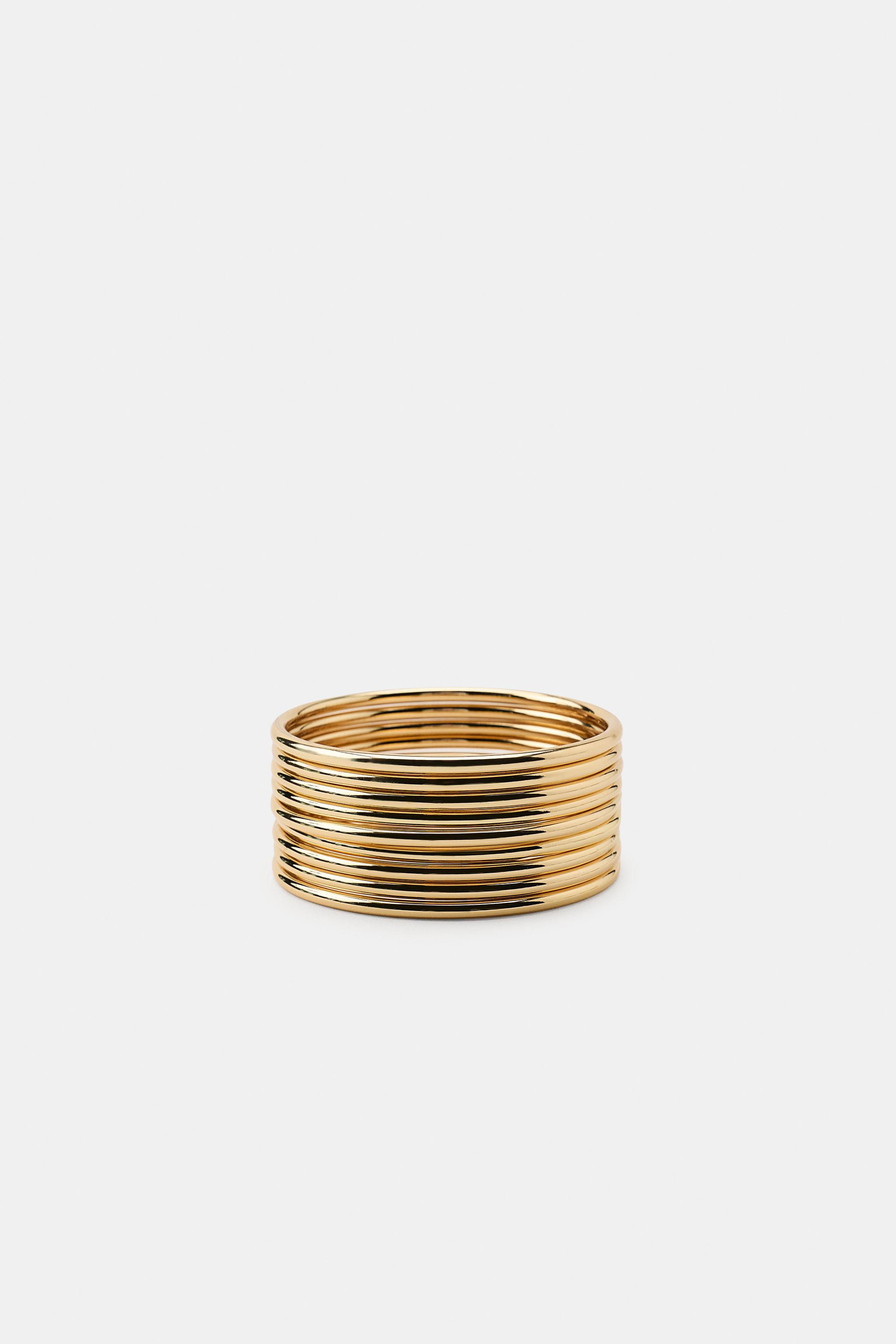 PACK OF 9 RIGID METALLIC BRACELETS | Zara DE