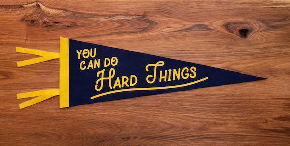 You Can Do Hard Things Pennant Flag  Felt Banner Decor - Etsy Canada | Etsy (CAD)