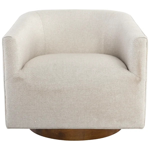 Soverall Upholstered Swivel Armchair | Wayfair North America