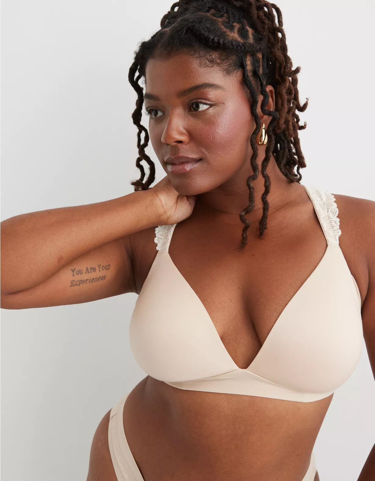 Sunnie Wireless Lightly Lined Bloom Lace Strap Bra | Aerie