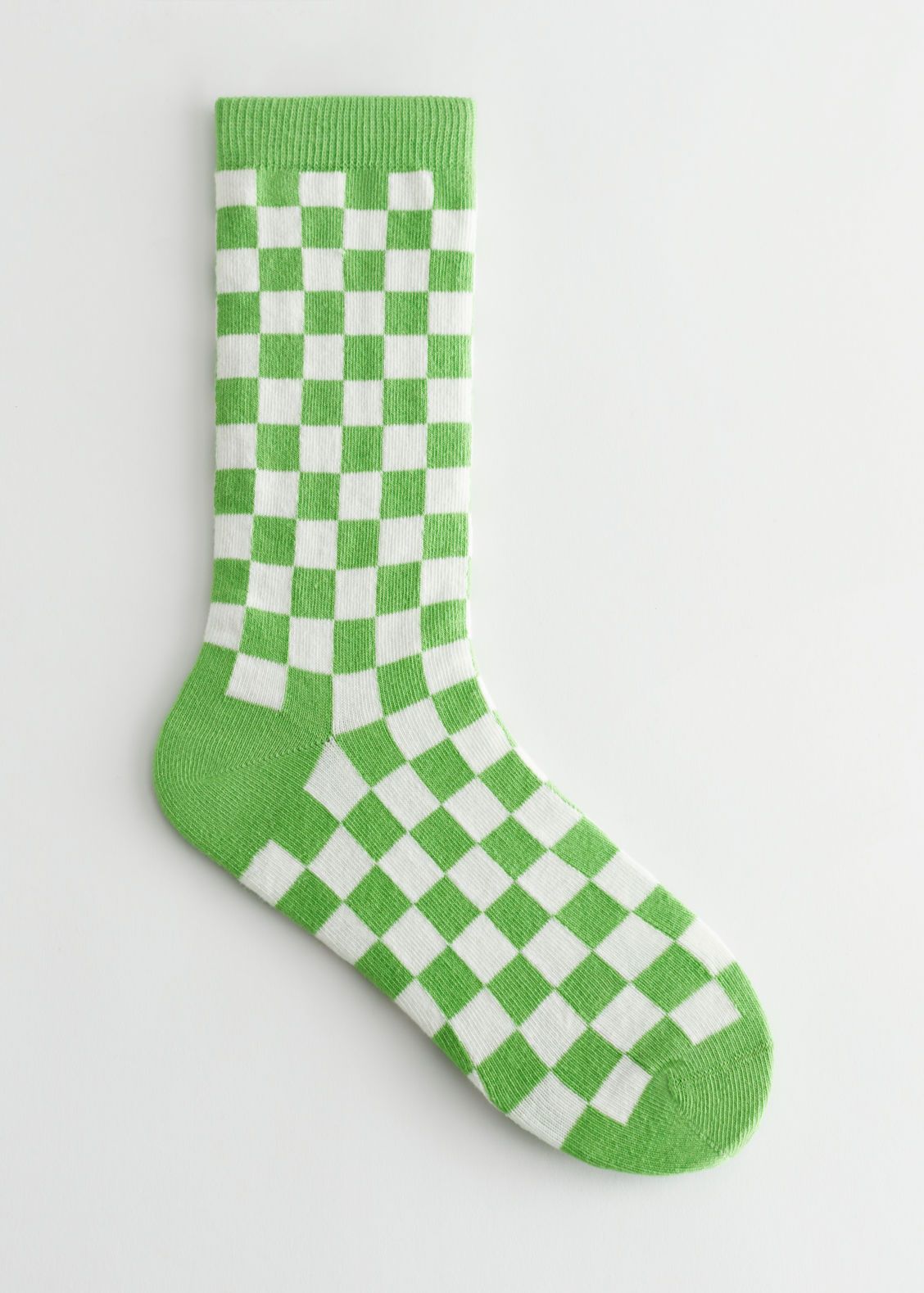 Checkered Socks - Green | & Other Stories US