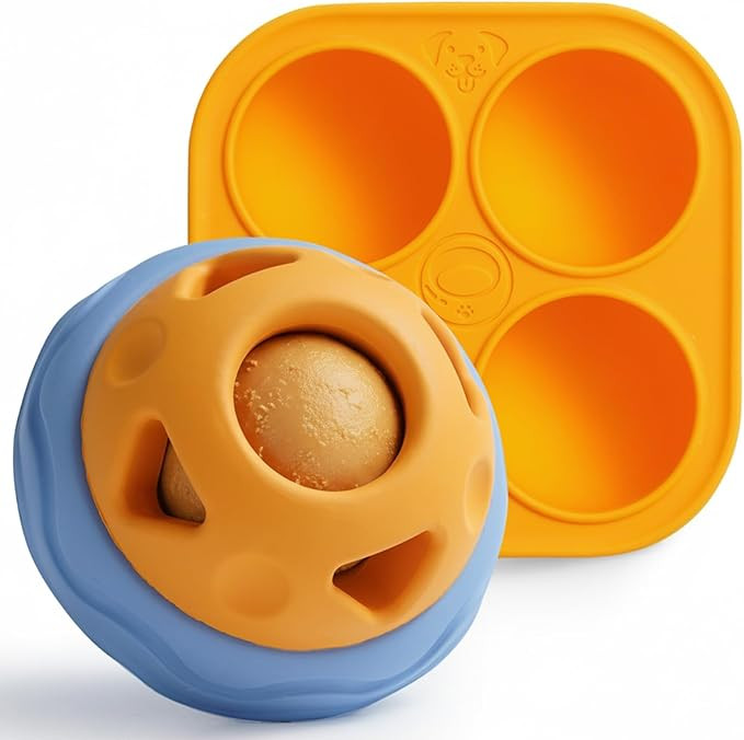 Nocciola Enrichment Dog Licking Toy Set, Frozen Treat Molds & Interactive Feeder for Aggressive C... | Amazon (US)