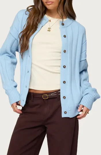 Joanie Wide Rib Cardigan | Nordstrom
