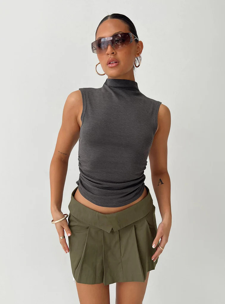Karenden Tank Top Slate | Princess Polly US
