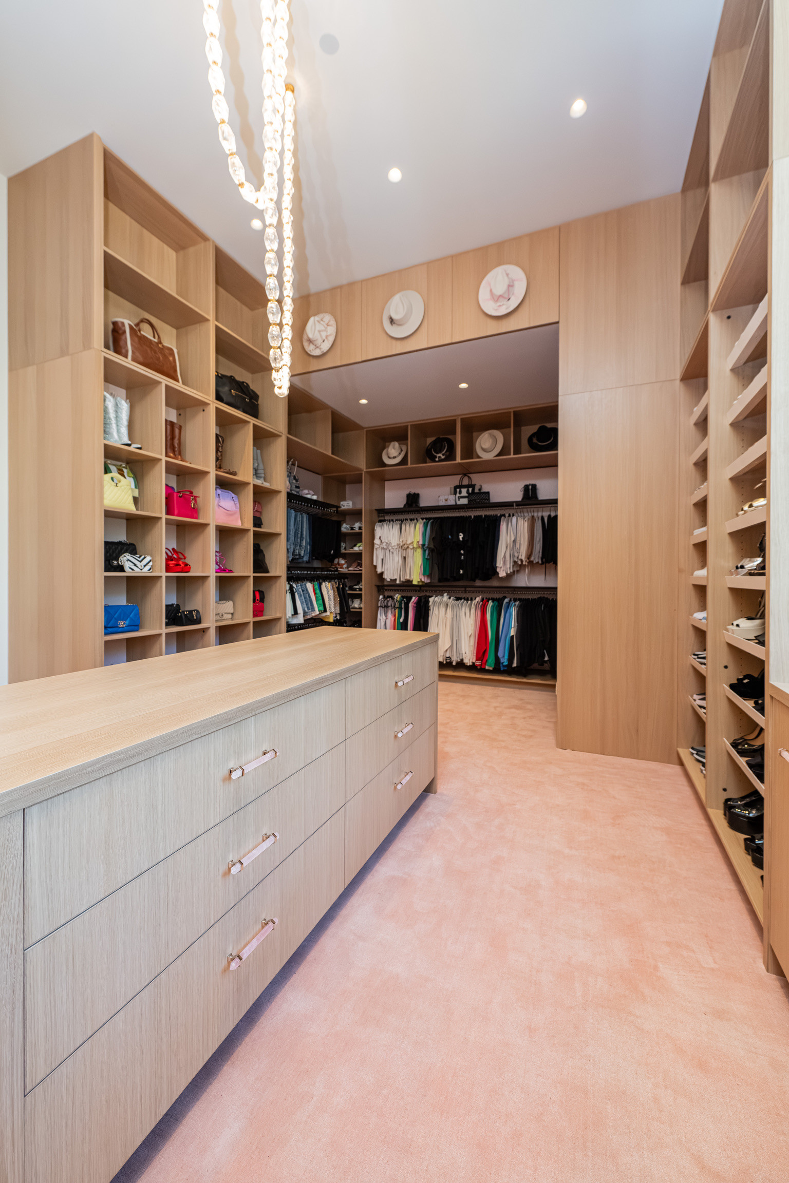 Step inside @angelagarcia’s closet — thoughtfully designed to support a life that is both dynamic and deeply intentional. ✨

Angela has an incredible eye and a beautifully curated collection. Every detail in this space was considered, from the tone and typography of the labels to the selection of hangers, the styling of open shelving, and the way her pieces are displayed with care. The goal was not simply organization, but preservation and presentation, honoring each item while allowing it to be easily worn and enjoyed.

The space tells a story — a reflection of her life as a mother, a partner, a traveler, and a gracious host. Whatever fills her calendar, her closet is prepared to support it, seamlessly and beautifully.

There are so many beautiful details to explore within this space, and throughout their incredible Austin home, where Angela’s style is woven seamlessly into every room.

#angelagarcia #sergiogarcia #newhome #austintexas #closetorganization


#LTKHome