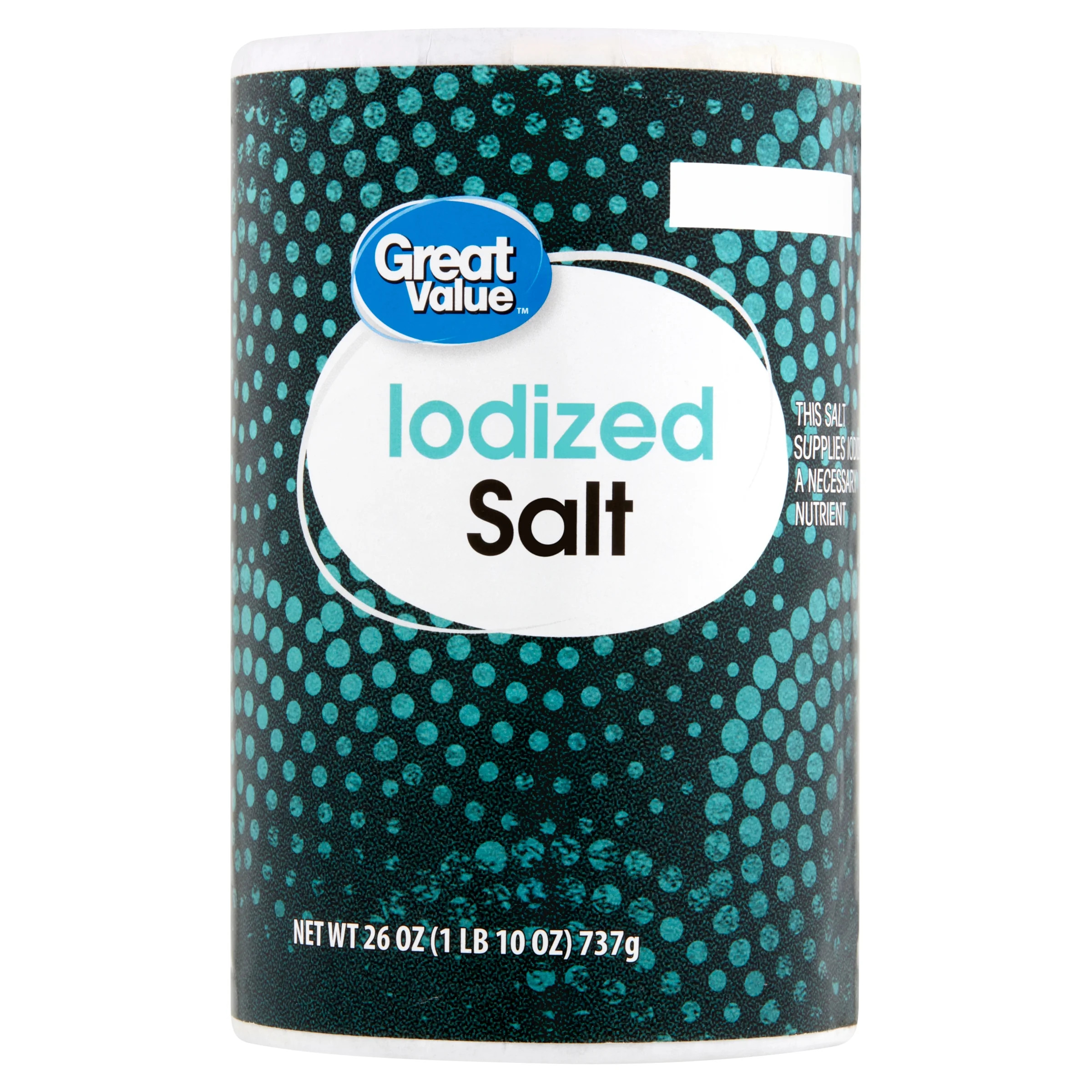 Great Value Iodized Salt, 26 oz | Walmart (US)