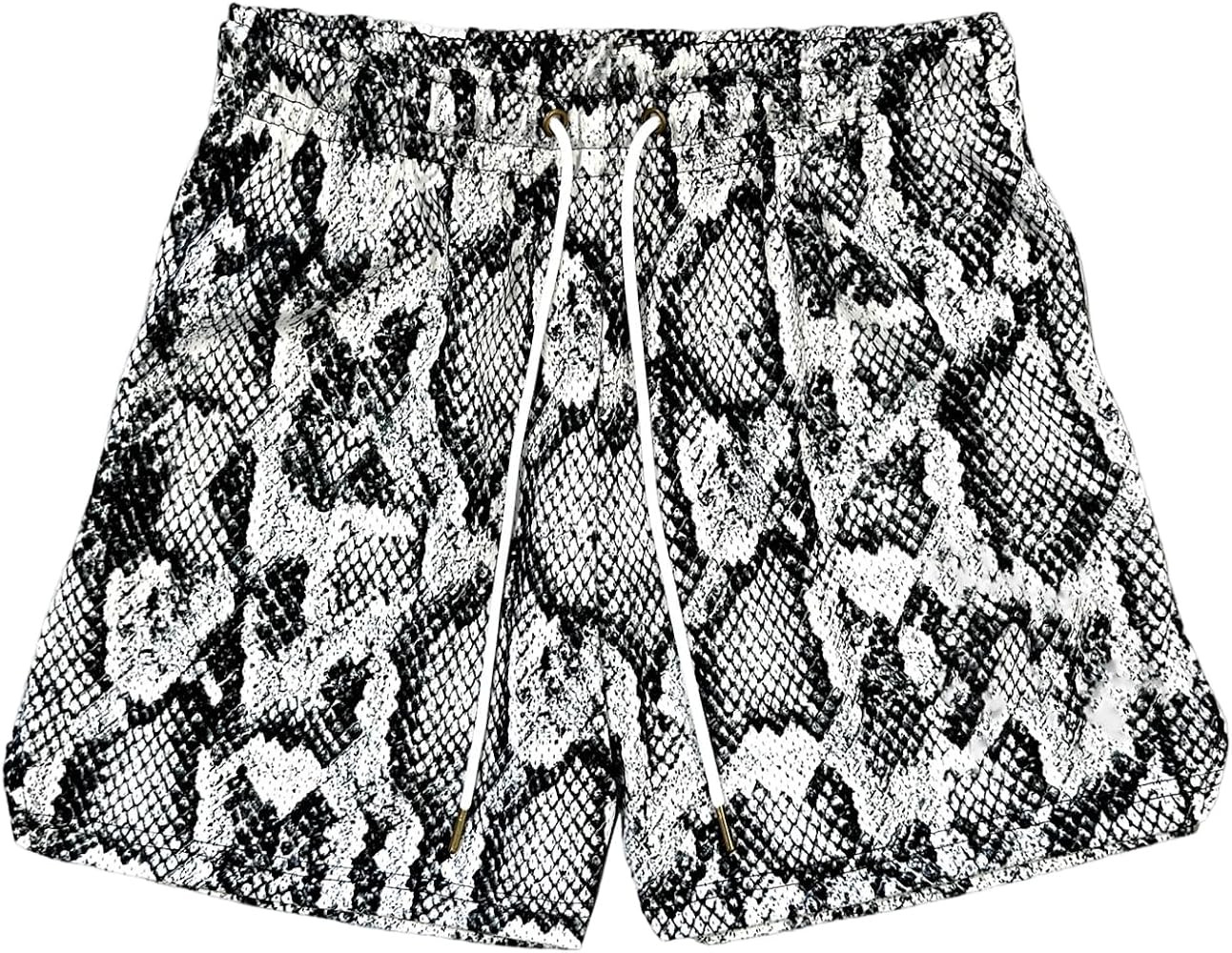 MECH-ENG Men's Graphic Shorts Basketball Athletic Fitness Training Shorts Casual Mesh Lightweight... | Amazon (US)