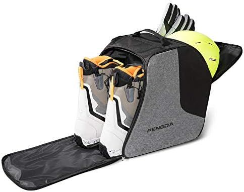 PENGDA Ski Boot Bag -Ski Boots Snowboard Boots Bag Waterproof Travel Boot Bag for Ski Helmets, Go... | Amazon (US)