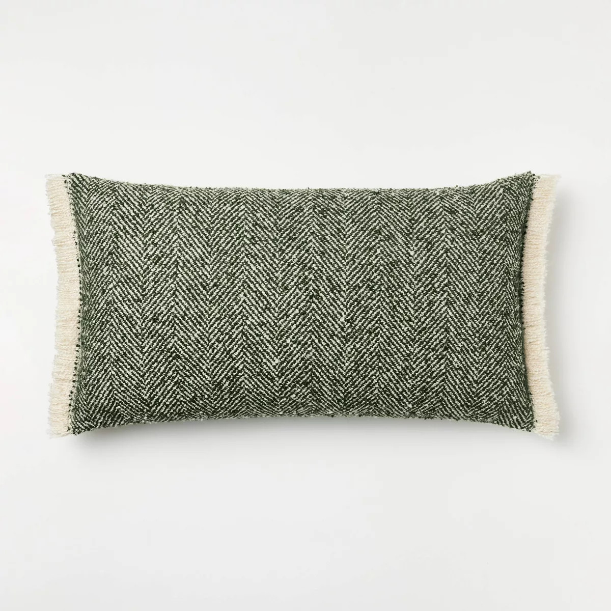 Herringbone with Frayed Edges Throw Pillow - Threshold™ designed with Studio McGee | Target