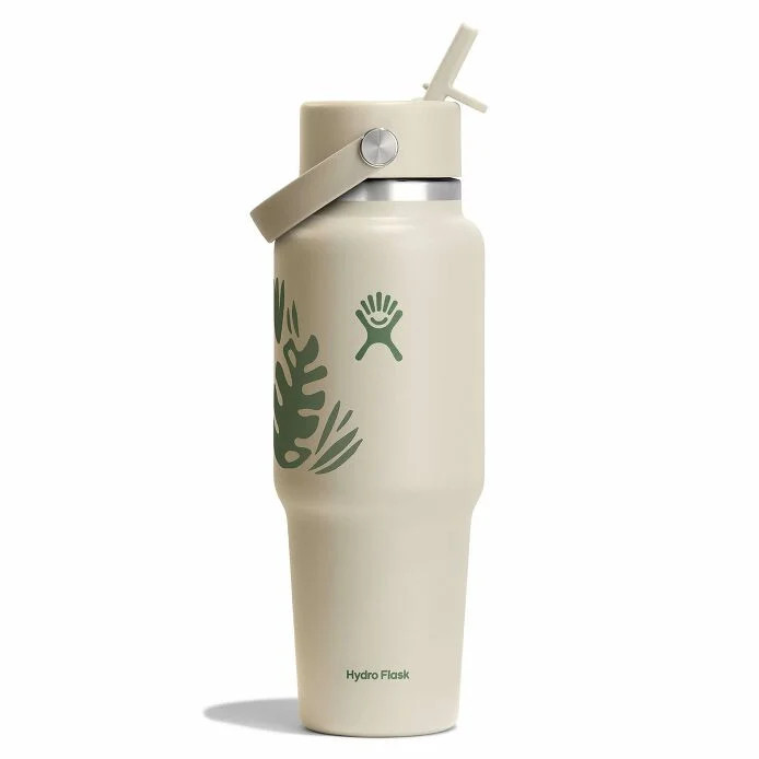 32 oz Wide Mouth Travel Bottle with Flex Straw Cap | Hydro Flask