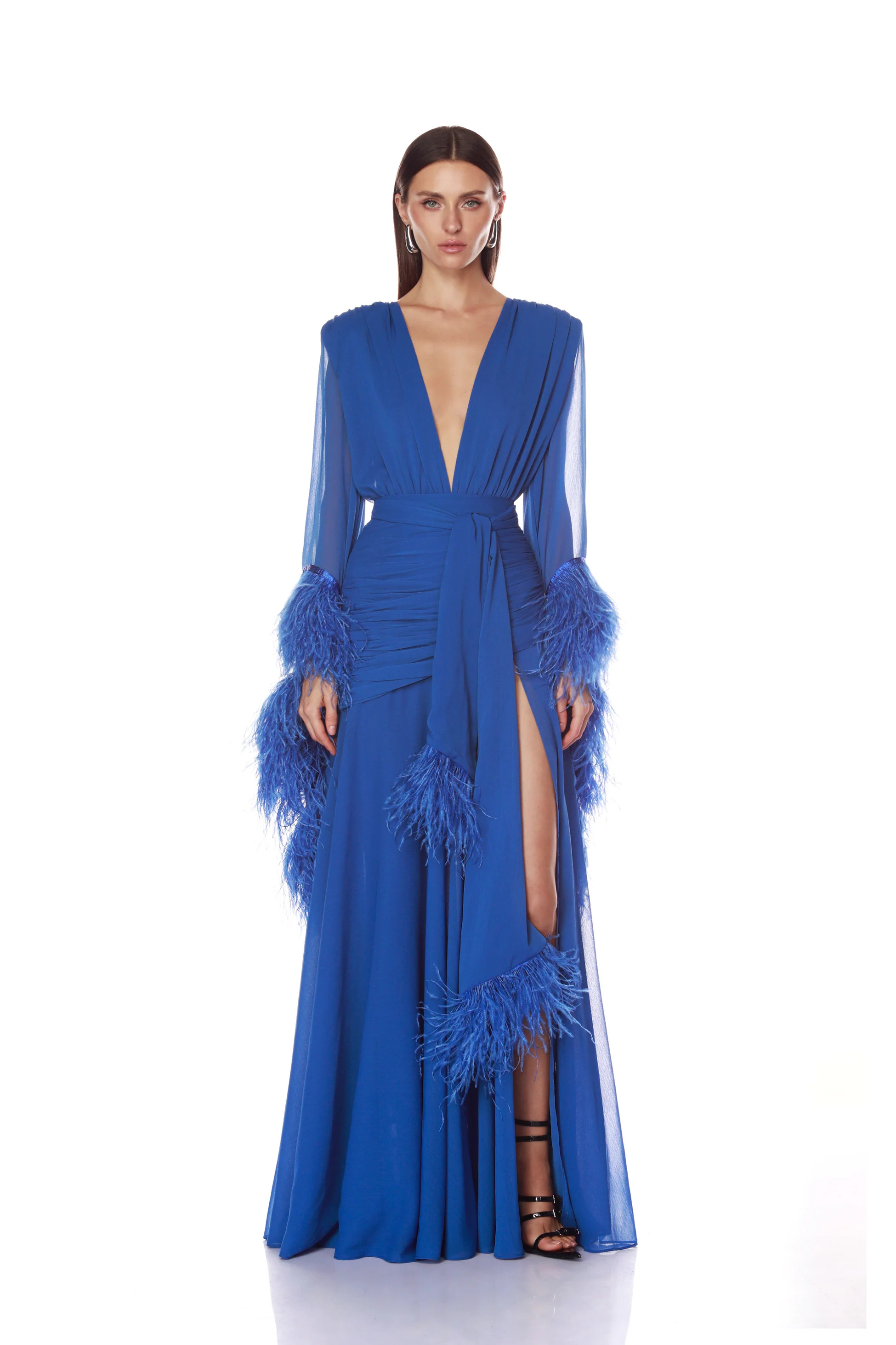 Geisha Cobalt Maxi Dress | Bronx and Banco