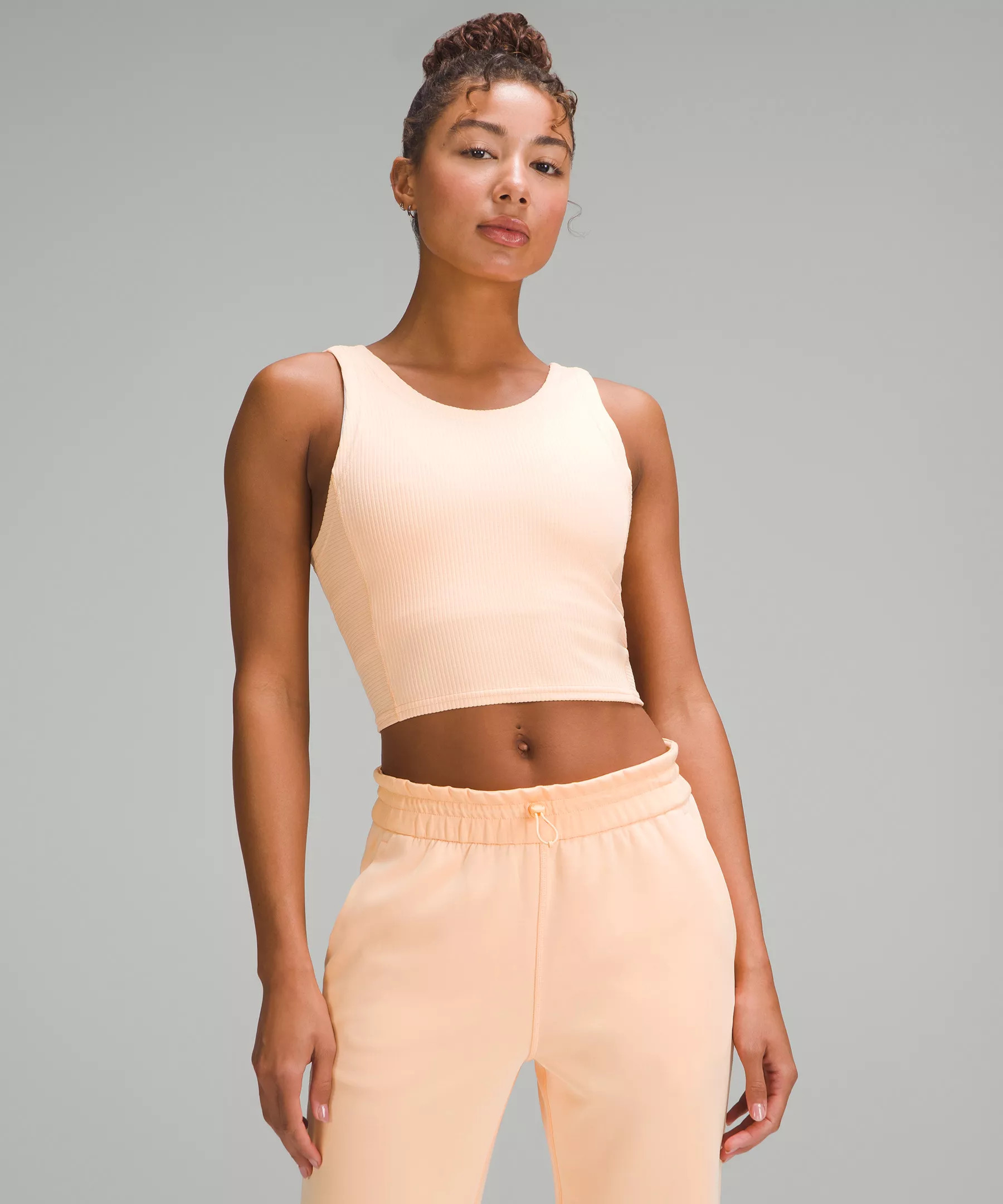 Ribbed Softstreme Cropped Tank Top | Women's Sleeveless & Tank Tops | lululemon | Lululemon (US)