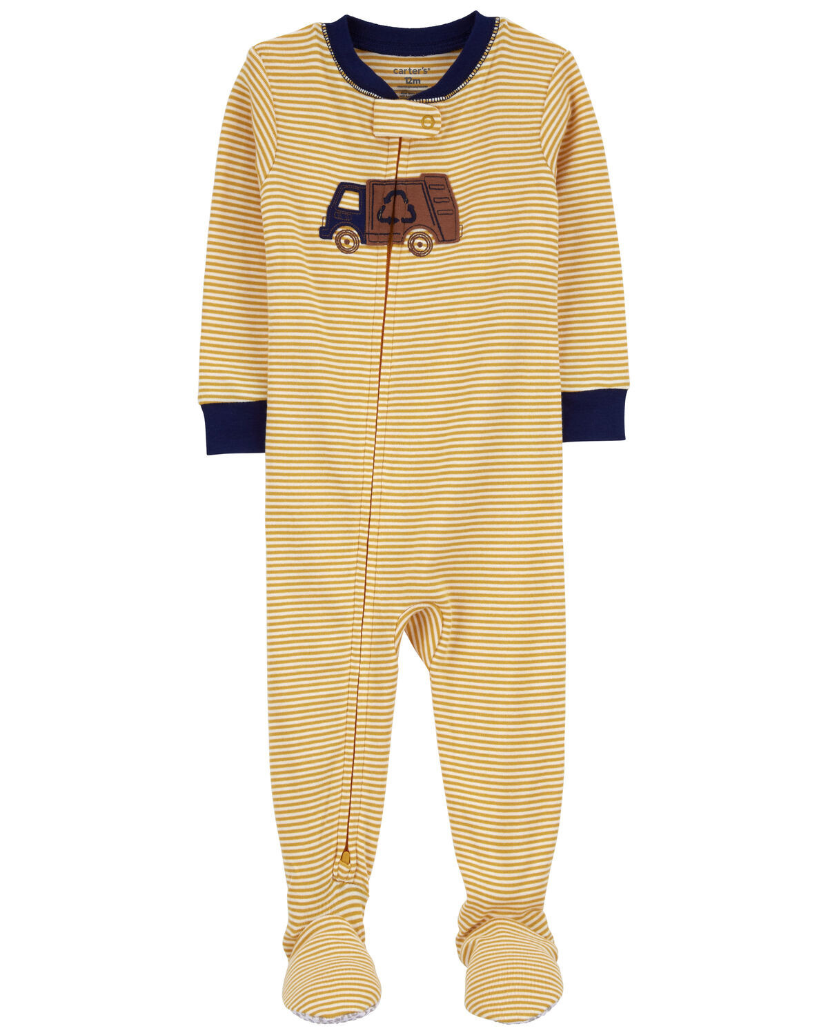 Yellow Baby 1-Piece Recycle 100% Snug Fit Cotton Footie Pajamas | carters.com | Carter's