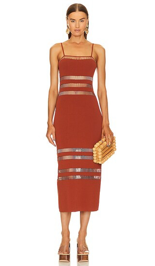 Olitan Dress in Tannin | Revolve Clothing (Global)