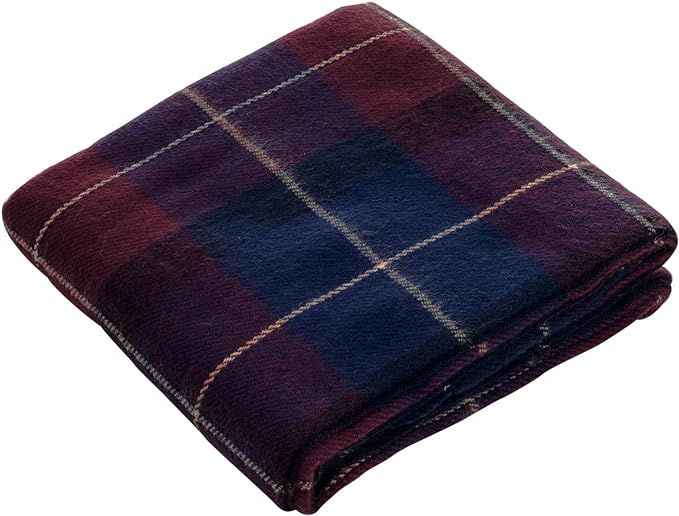 Lavish Home Blue/Red Throw Blanket-Cashmere-Like-Plaid, 50" x 60" | Amazon (US)