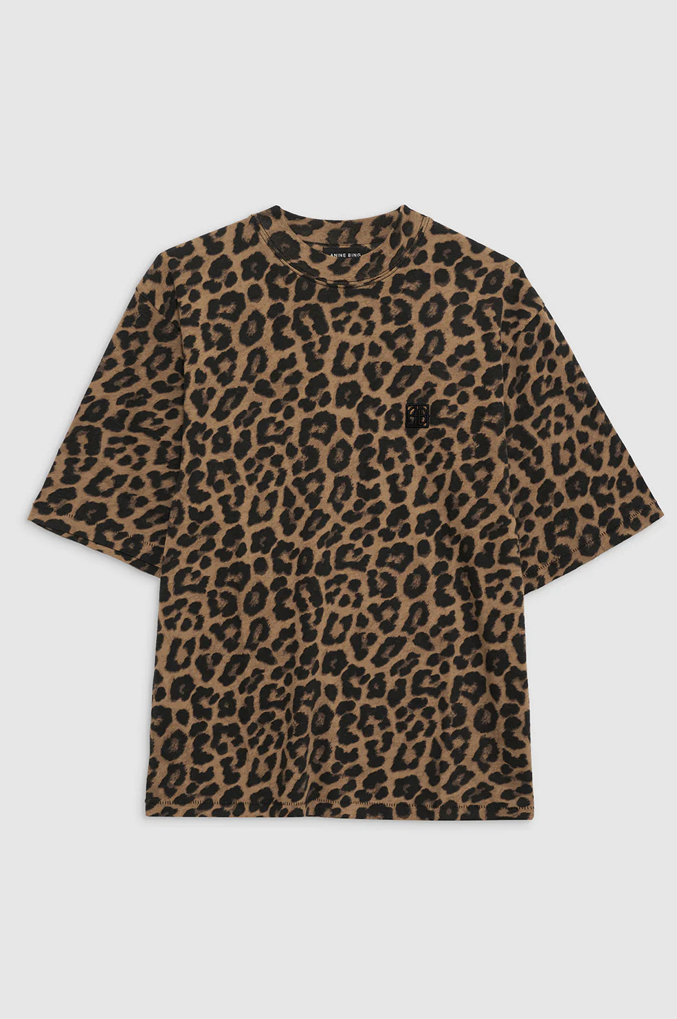 Avi Tee - Black And Brown Leopard | Anine Bing
