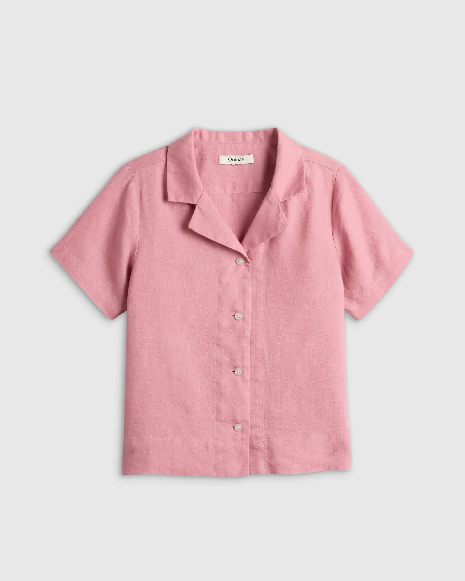 100% European Linen Short Sleeve Camp Shirt | Quince