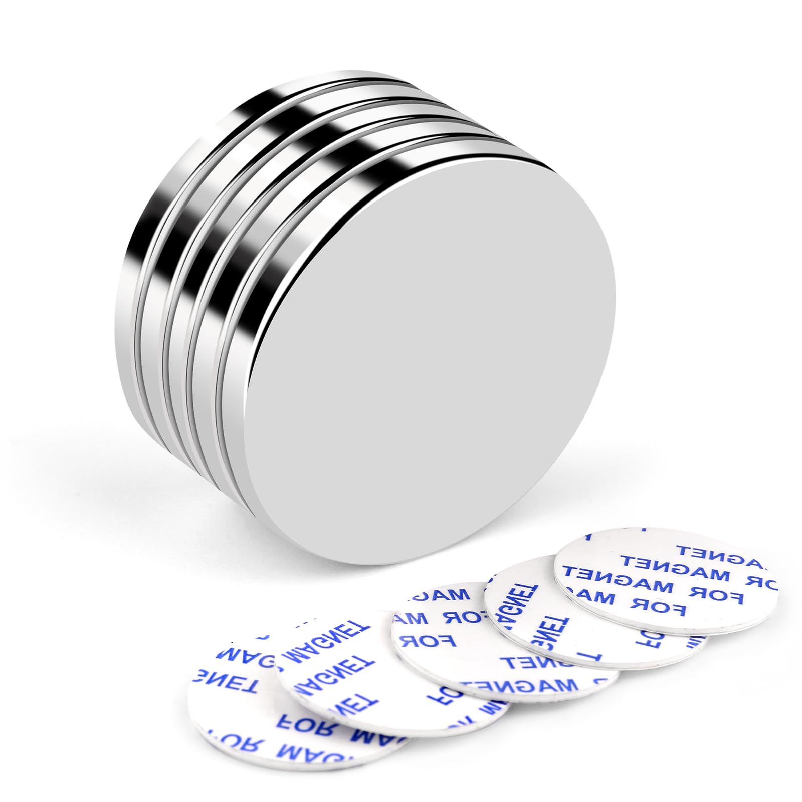 LOVIMAG Super Strong Neodymium Disc Magnets, Powerful Rare Earth Magnet with Double-Sided Adhesiv... | Amazon (US)