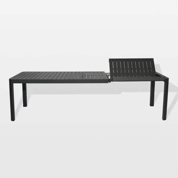 Extra Large 106.5" L X 39.4" W Metal Aluminum Expandable Outdoor Dining Tables For 8-10 Person | Wayfair North America