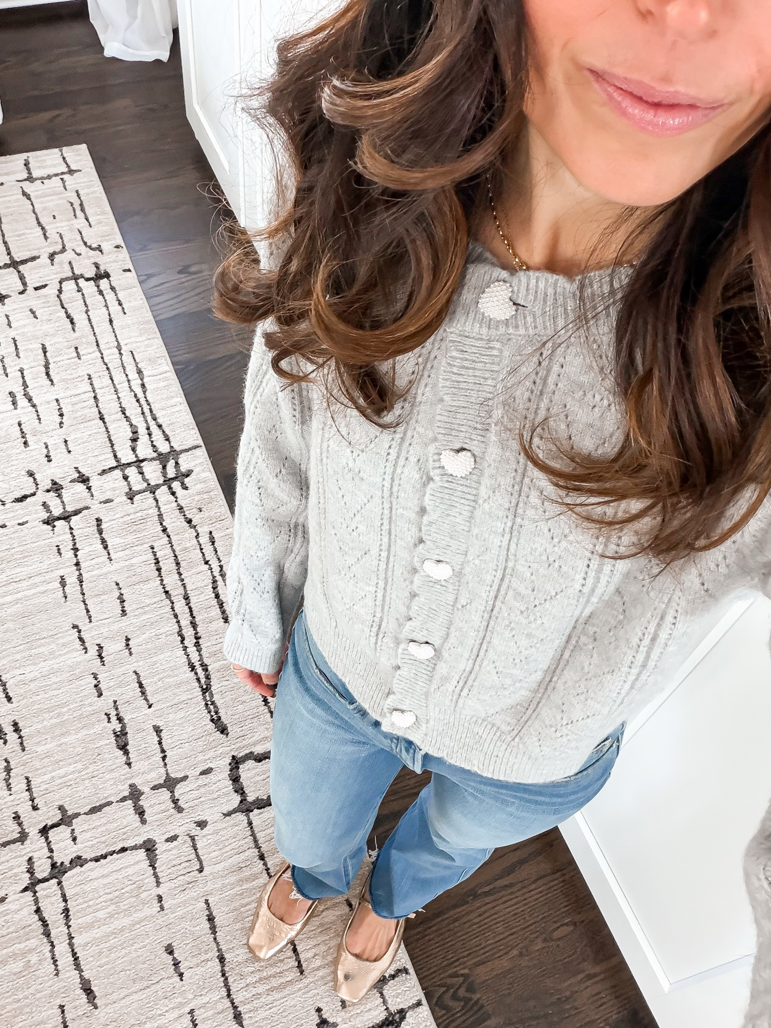 This cardigan is under $50 and the cutest for Valentines Day 🩷🔗⬇️

#LTKFindsUnder50 #LTKootd #LTKOver40