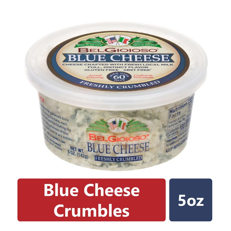 BelGioioso Blue Cheese Crumbled Chilled Cup 5oz. | Walmart (US)