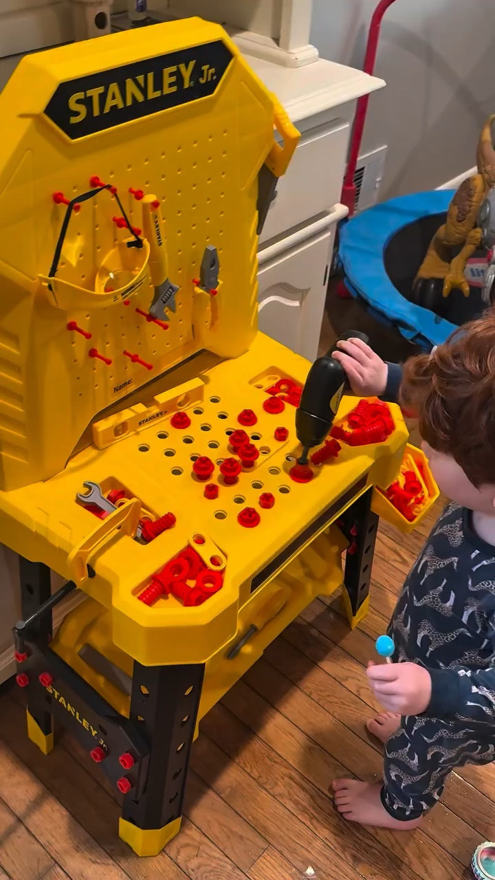 Toys that keep them busy and actually support development? Yes please.

We’ve been loving this Stanley Jr Tool Bench from @redtoolbox_ —such a fun, hands-on way for kids to build, problem solve, and use both hands while they play.

It’s been on repeat over here 🙌



#LTKmomlife #LTKdayinmylife #LTKKids