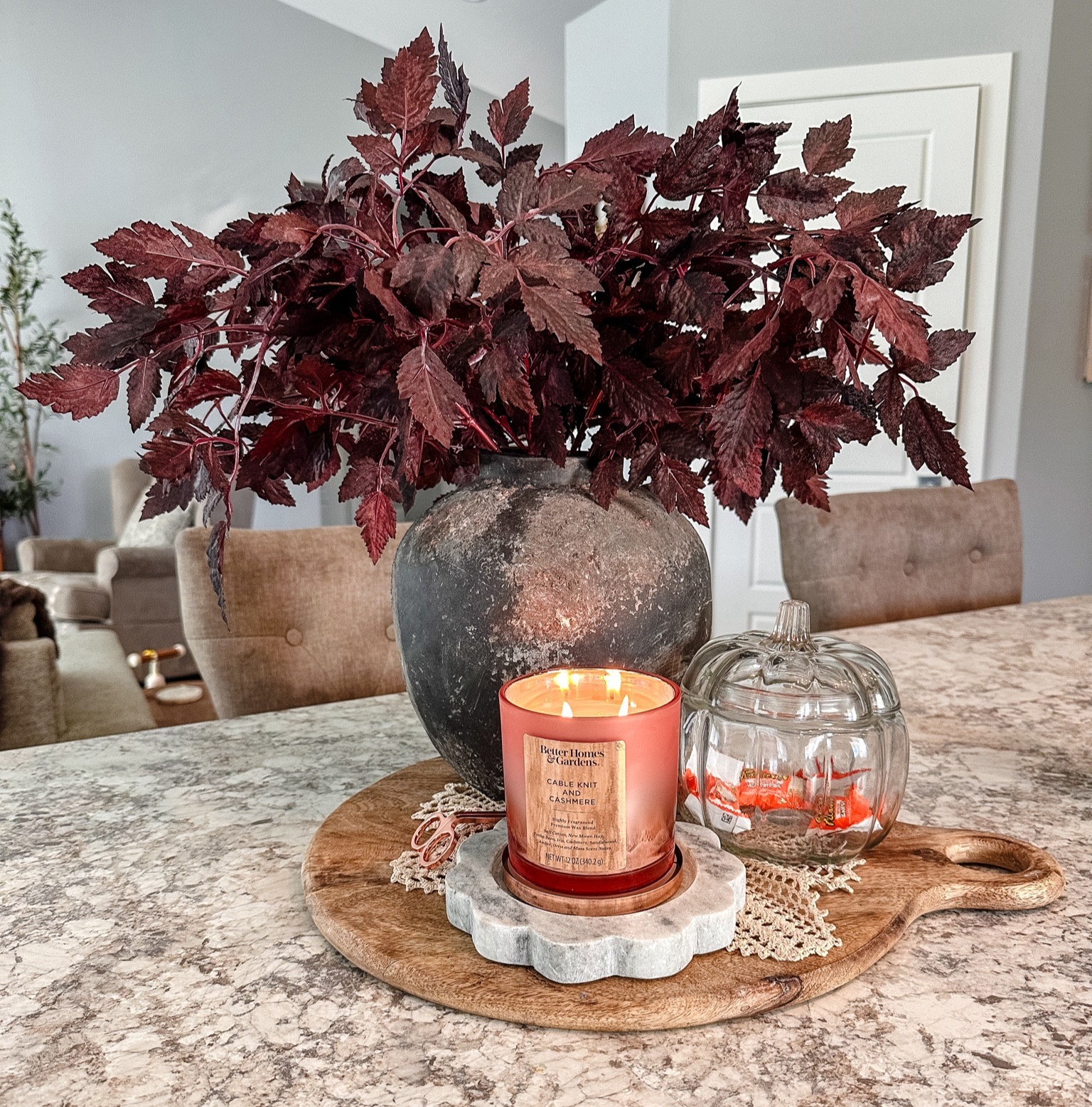 The fall scents of my favorite Walmart candles are *chefs kiss*! This cable knit and cashmere scent is my favorite. Under $10!

#LTKStyleTip #LTKSeasonal #LTKHome