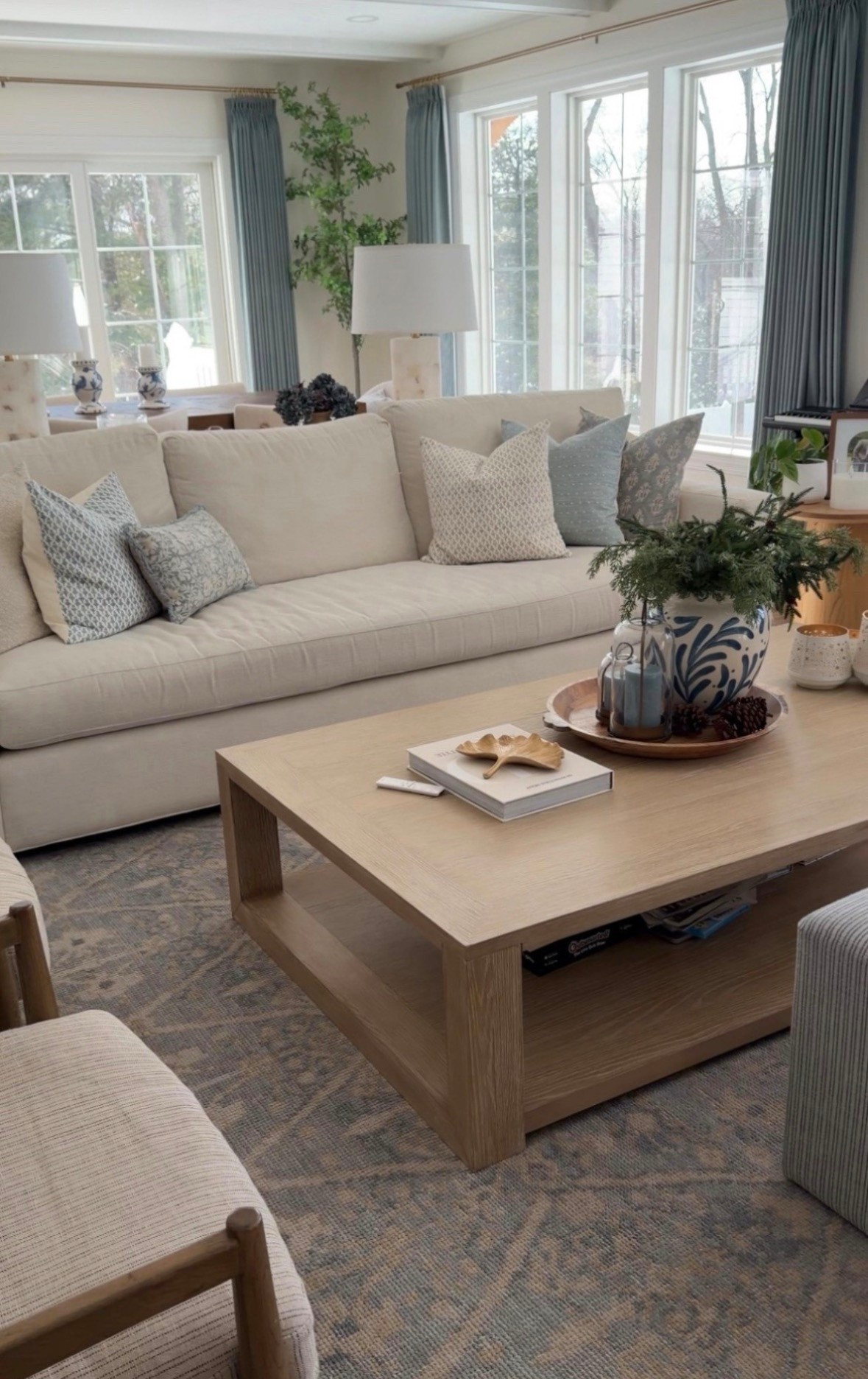 These white couches from Crate and Barrel were worth every penny and I would buy them again in a heartbeat! We have the bench cushion with the performance oyster pearl fabric. 

#LTKHome