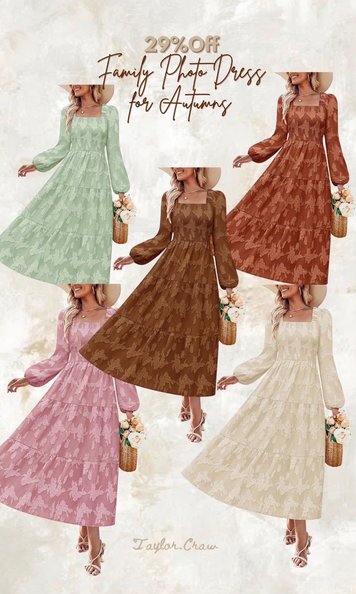 This dress would be perfect for special occasions or family photos in these cooler weather months! So many great HOC Autumn choices. 🍂 

#LTKFindsUnder50 #LTKootd #LTKSaleAlert