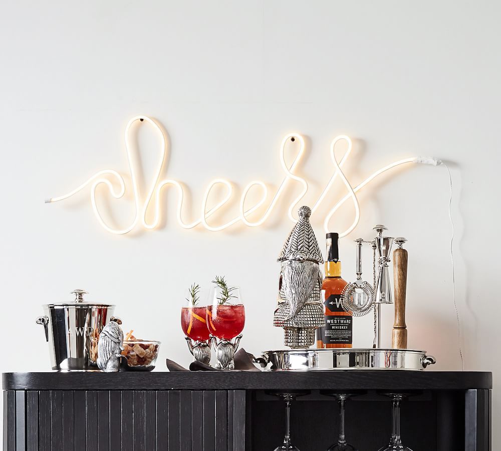 Light Up Cheers Sign | Pottery Barn (US)