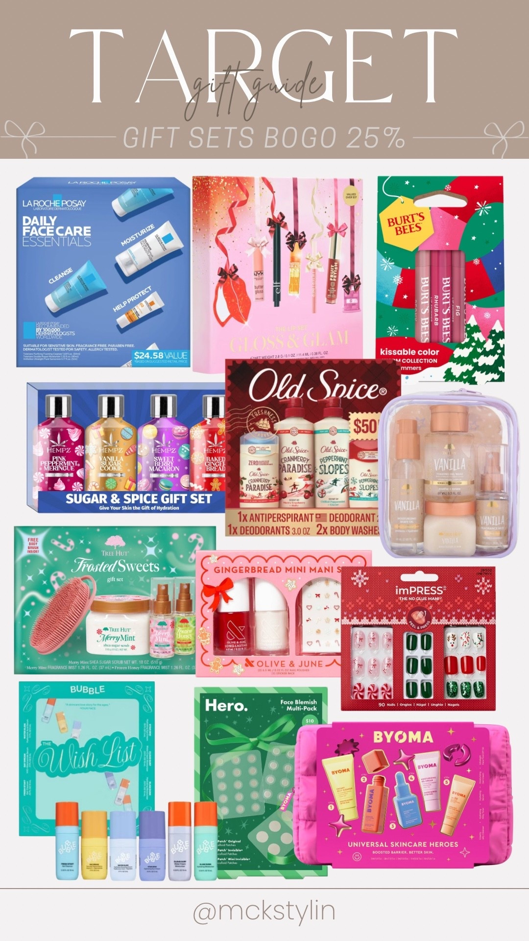 Gifts sets are great holiday gift ideas. Target has  OGO 25% off gifts sets right now! 

#LTKGiftGuide #LTKBeauty #LTKSaleAlert