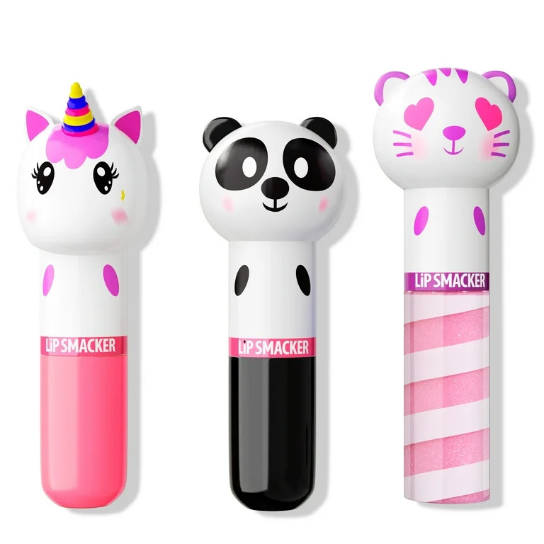 Lip Smacker 3 Piece Lippy Pal Unicorn, Panda, and Kitty Lip Balms | Walmart (US)