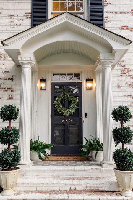 Would you ever have guessed the ferns are not real?!

#FrontPorchDecor #Topiary #Boxwood #FrontPorch #Fern 

#LTKSeasonal