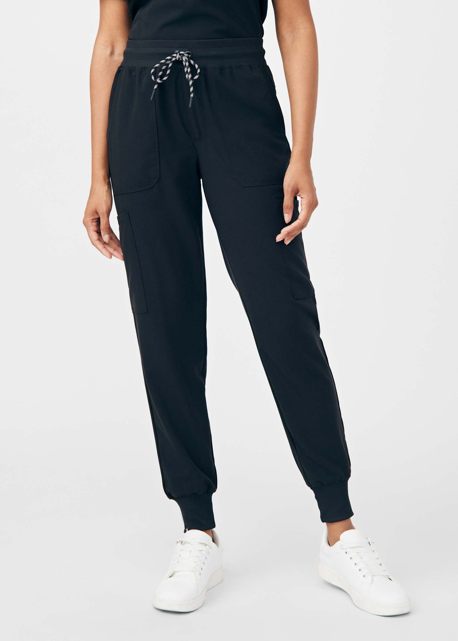 Cloud Nine 6-Pocket Knit Waistband Cargo Jogger | Scrubs & Beyond