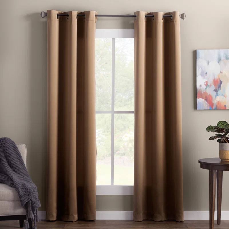Wayfair Basics® Thermal Room Darkening Grommet Curtain Panel | Wayfair North America