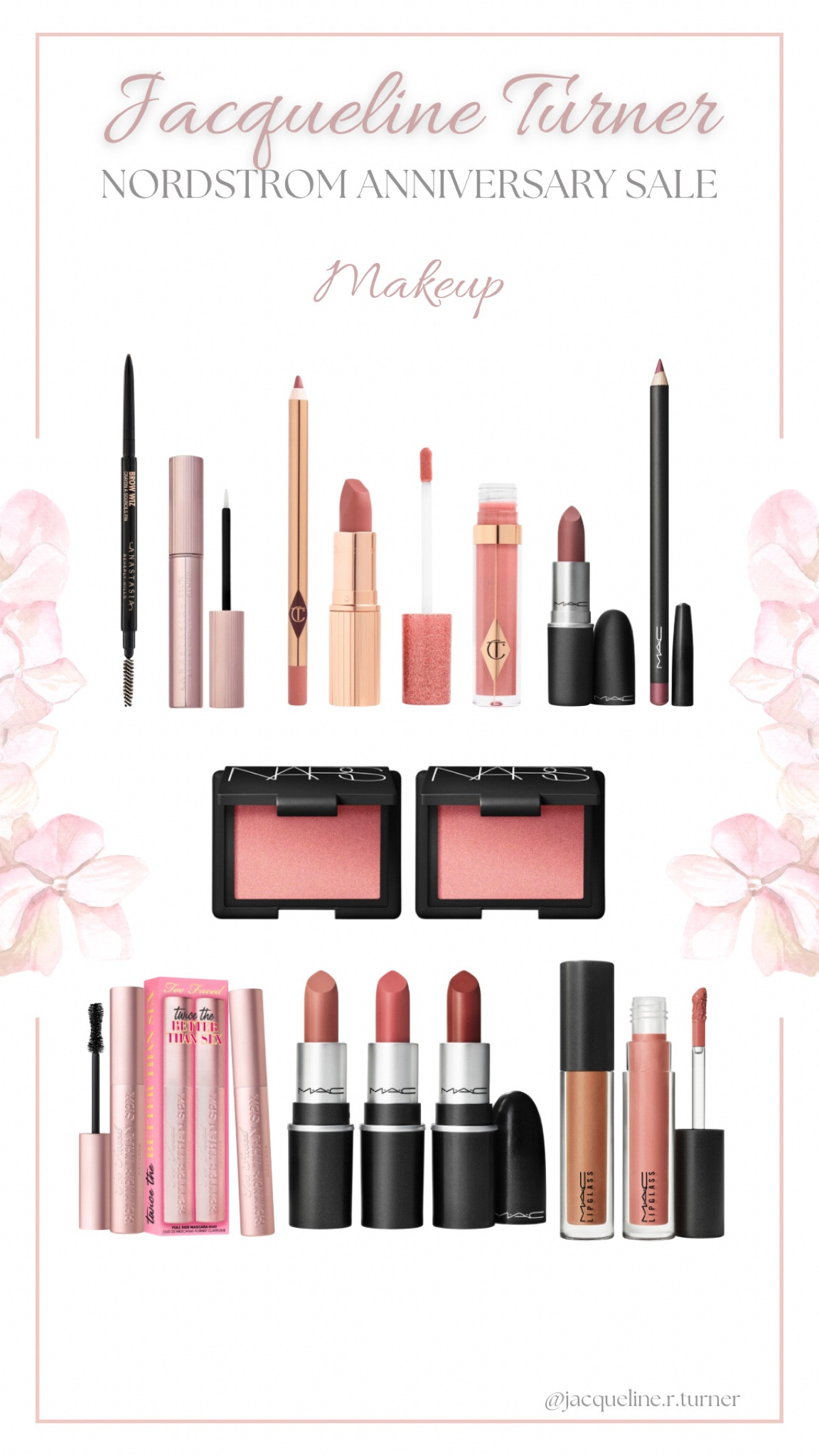 Now is the perfect time to stock up on beauty staples! Top makeup brands on sale as part of the Nordstrom Anniversary Sale! 

makeup, lipstick, maclipgloss, maclipstick narsblush, toofaced, anastasia charlottetilbury, beautyfinds, beauty 

#LTKxNSale #LTKsalealert #LTKbeauty