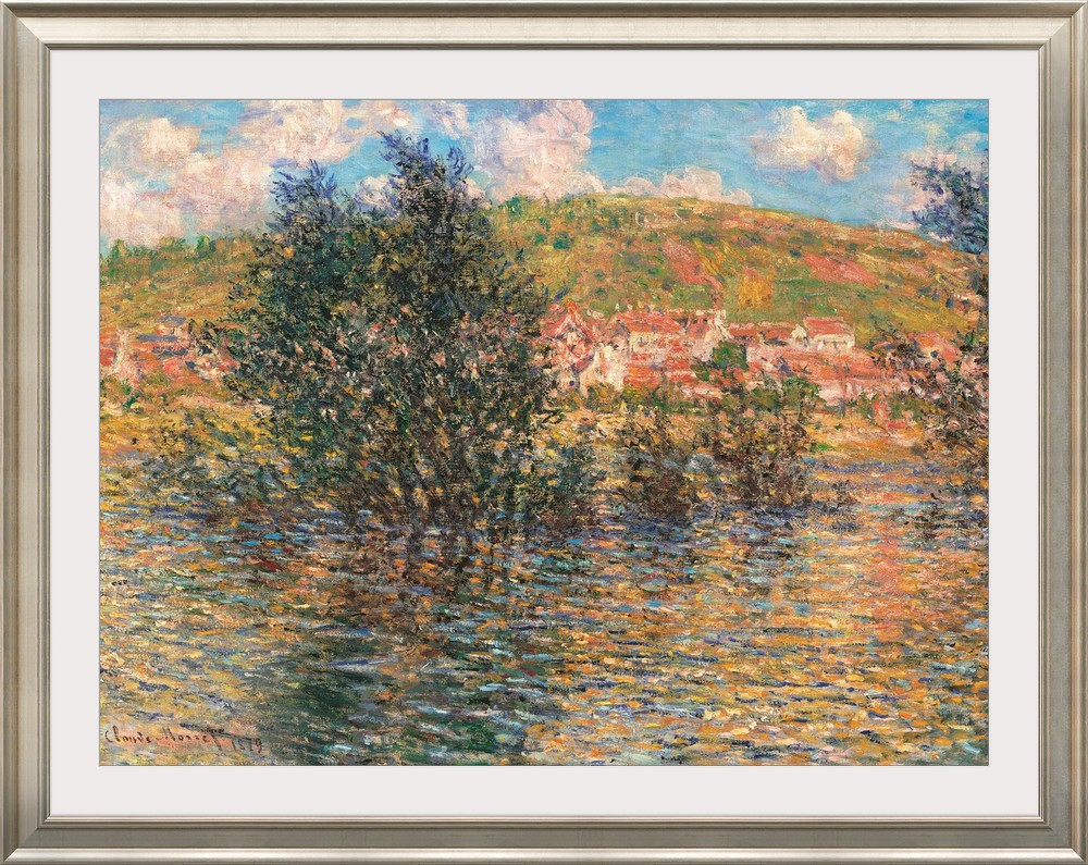 Vetheuil, View from Lavacourt, by Claude Monet, 1879. Musee d'Orsay, Paris, France Wall Art | Great Big Canvas - Dynamic