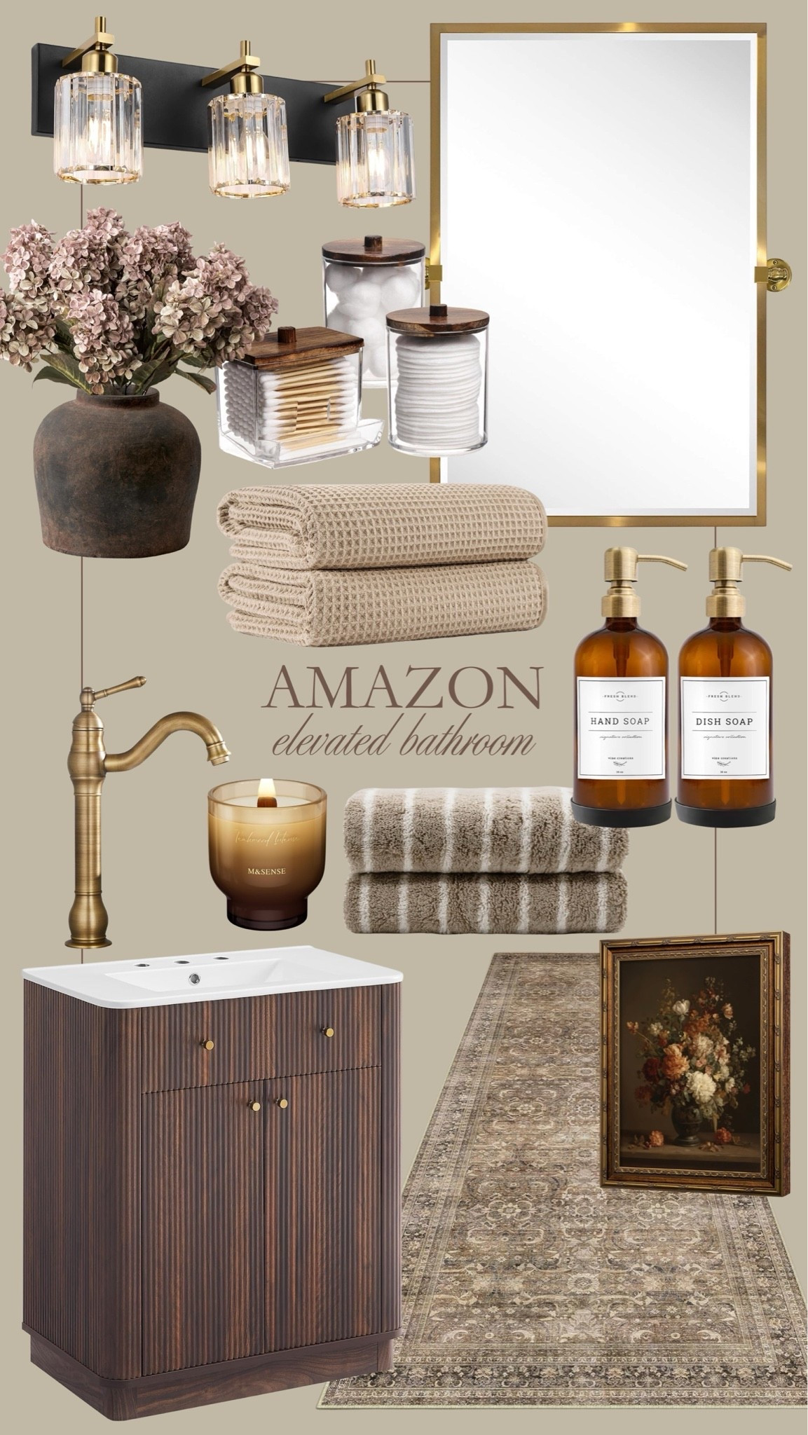 Amazon elevates bathroom finds & favorites! Love this bathroom inspo 🤎

#LTKHome