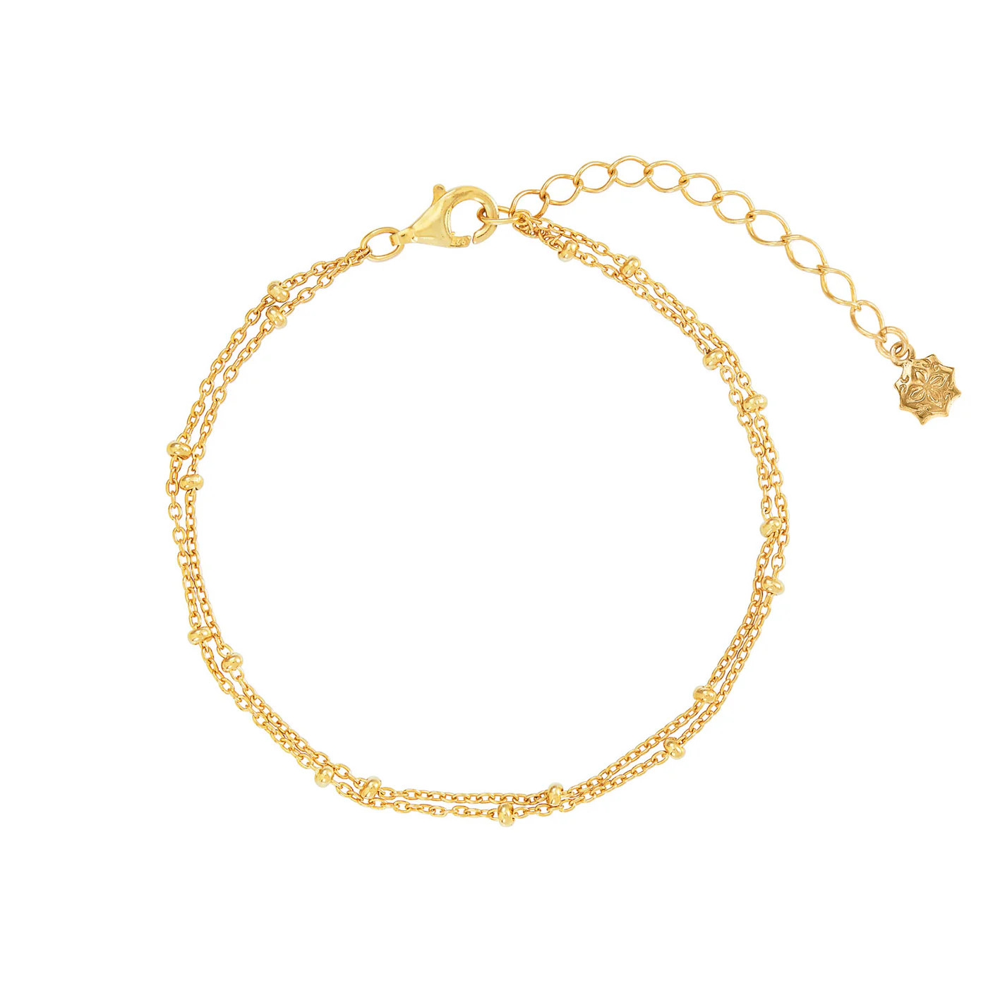 Double Row Dotty Chain Bracelet | Dower & Hall