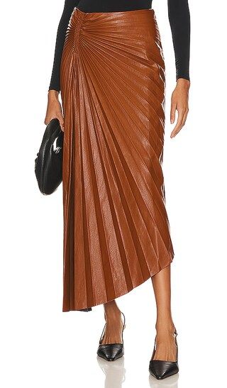 Tracy Skirt in Cognac | Revolve Clothing (Global)