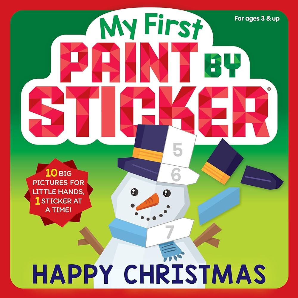 My First Paint by Sticker: Happy Christmas | Amazon (CA)