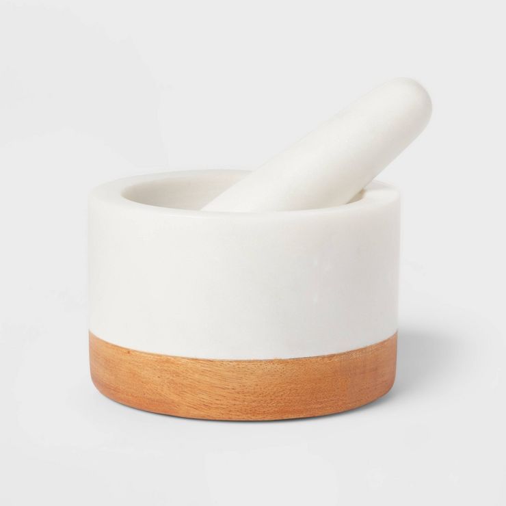 Marble/Wood Mortar and Pestle - Threshold™ | Target