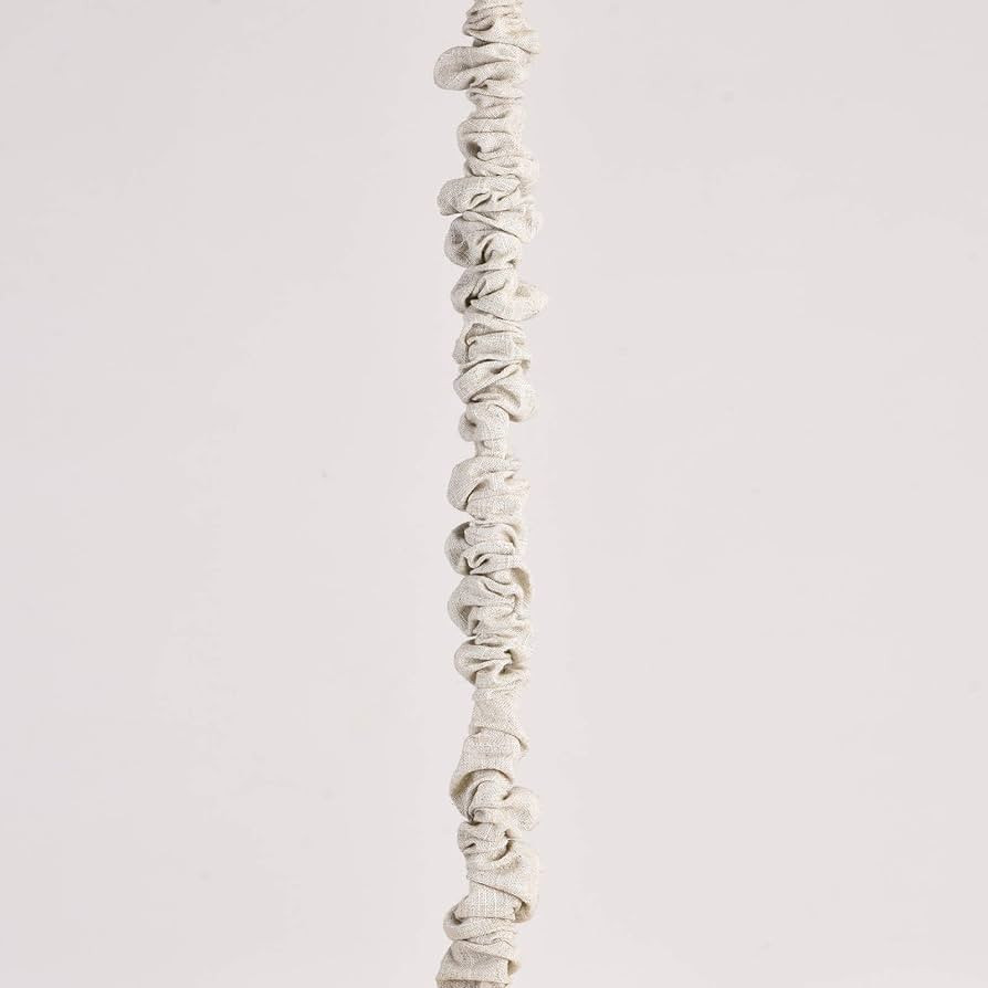 Fabric Cord Cover for Electric Wire and Lamp Chain,6 Feet Length Linen Material Bleached Linen Co... | Amazon (US)