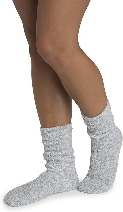 Barefoot Dreams womens Cozychic Heathered Socks | Amazon (US)