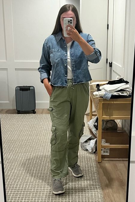 This was my travel outfit last week and so many of you loved it! I’m actually so proud of myself for putting this one together, joggers make any casual outfit instantly feel more put together. 

Casual style, travel outfit, old navy, joggers, airport outfit 

#LTKtravel #LTKstyletip #LTKfindsunder50