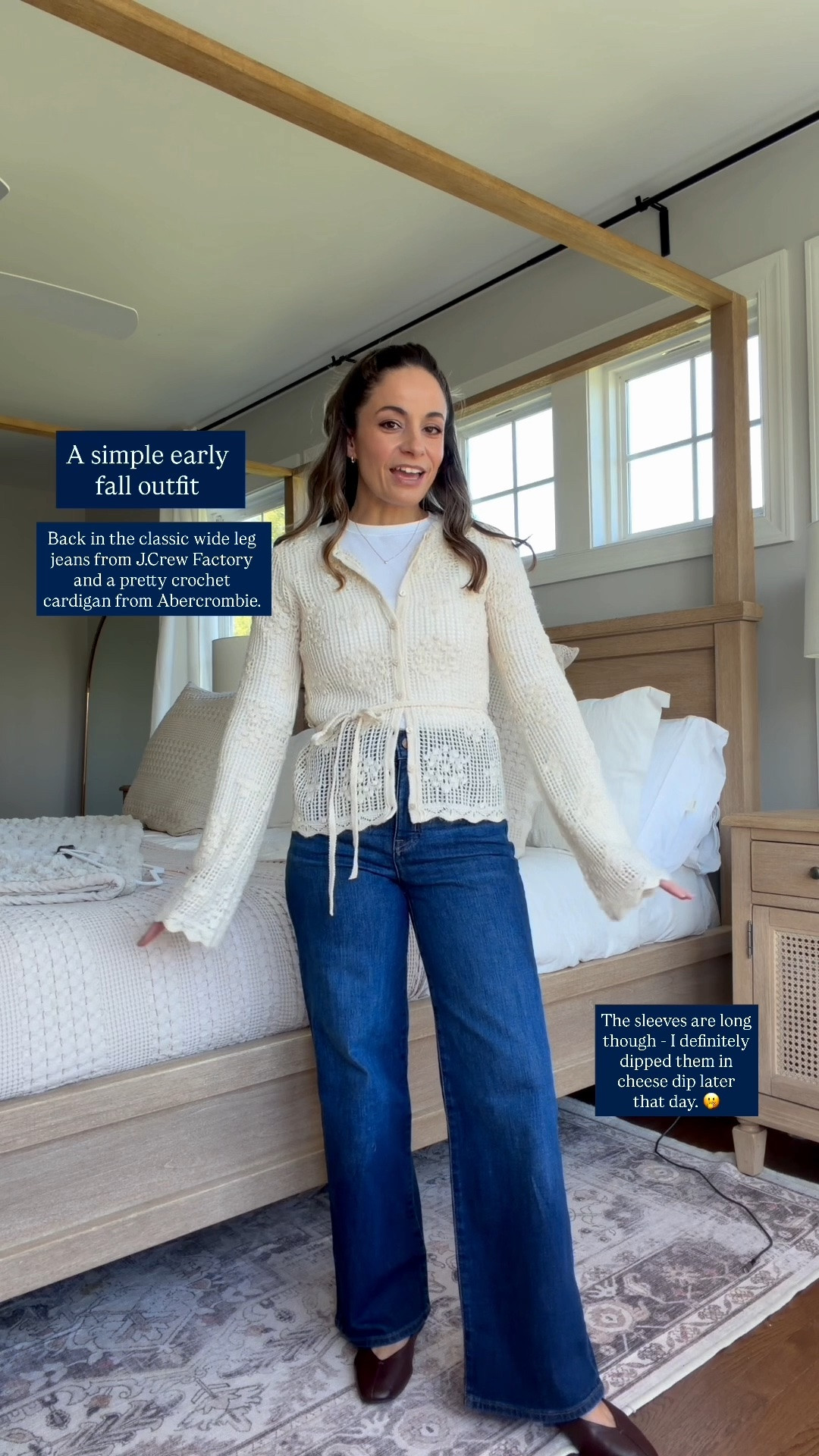 A few early fall outfits I’ve worn recently! 

Jeans (JC Factory): petite 24 
Long sleeve (Quince): xs 
Sweater (Abercrombie): xxs 

For size comparison, I’m 4’10” 105lbs. My measurements are 32”, 24”, 36”. I typically wear petite xxs/00/24 and have a 25” ankle inseam and a 27.5-28” full length inseam.

#LTKPetite
