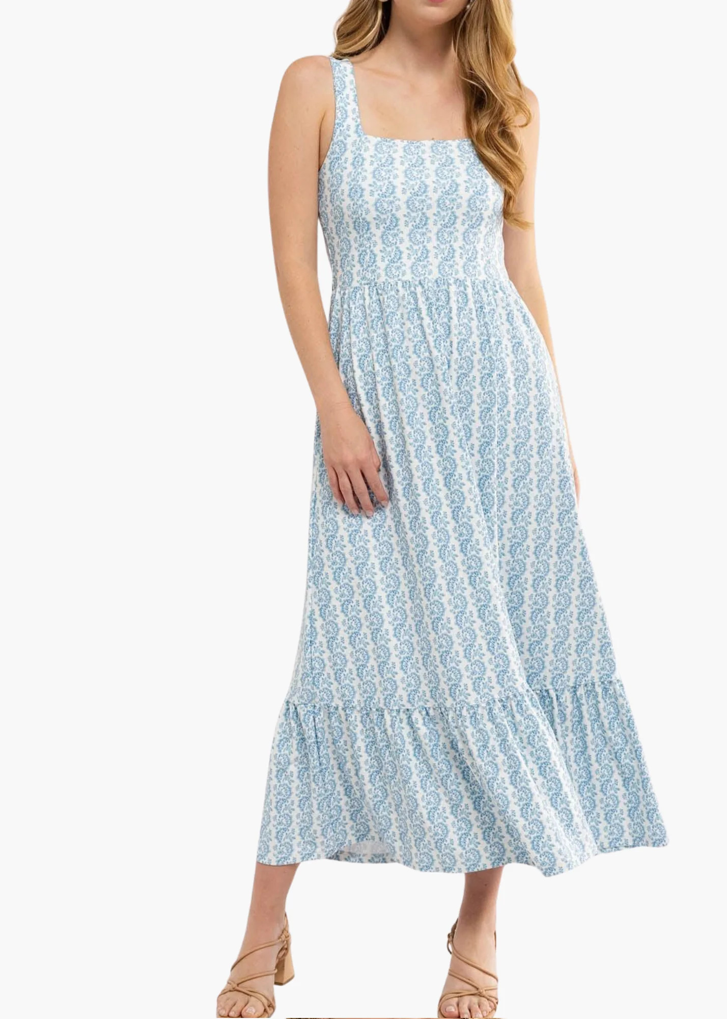 Bernadette Dress in Marigold Twist | Poppy and Pink